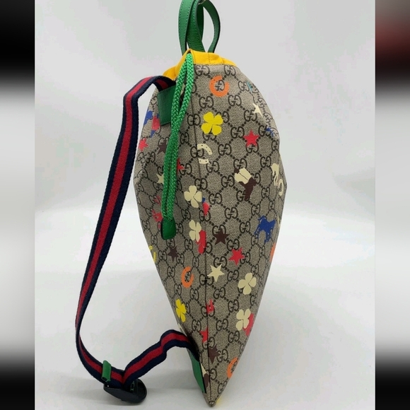 NWOT Gucci GG Supreme SherryLine Children's PVC Backpack - Picture 6 of 15